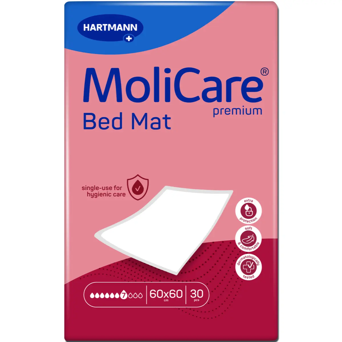 MoliCare Premium Bed Mat bed protection pads, 7-drop absorbency MoliCare Premium Bed Mat bed protection pads, 7-drop absorbency
