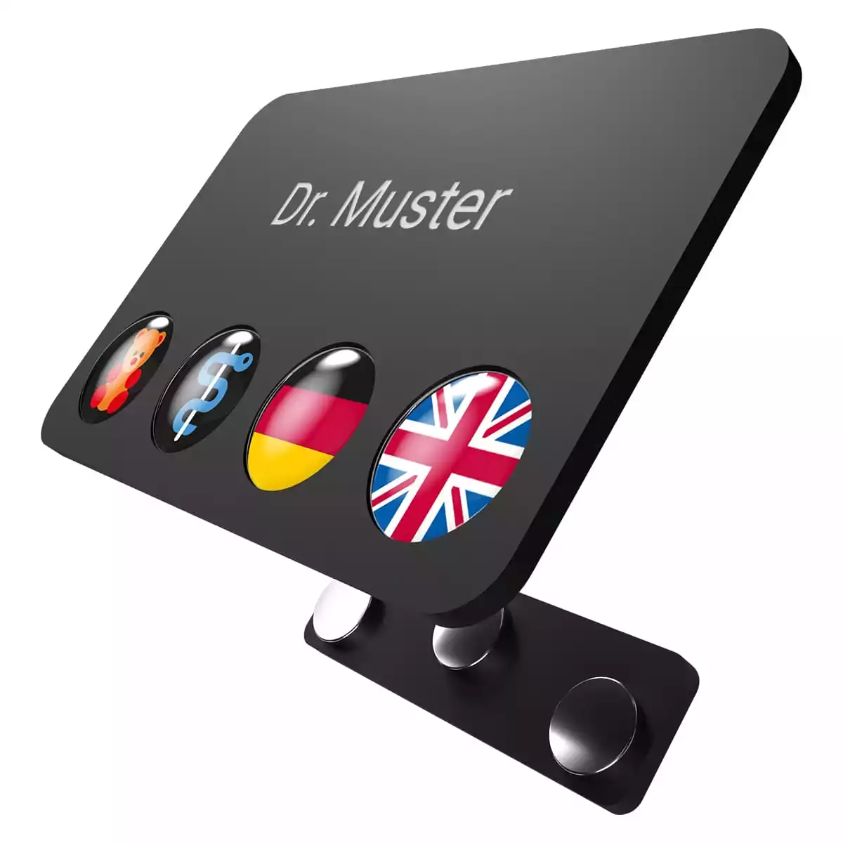  “DocTag” magnetic name tag