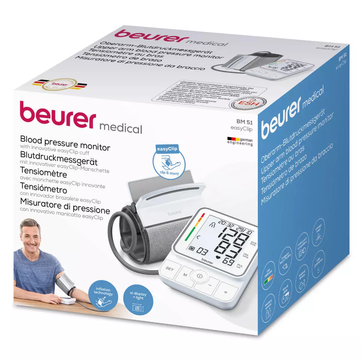  BM 51 easyClip upper arm blood pressure monitor