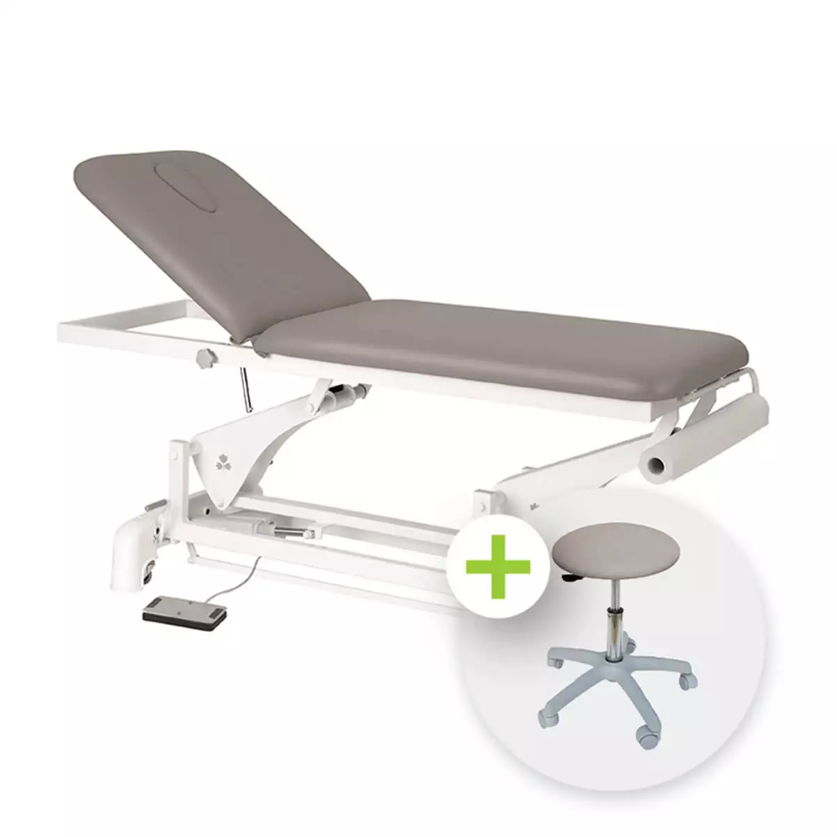  Height adjustable treatment table