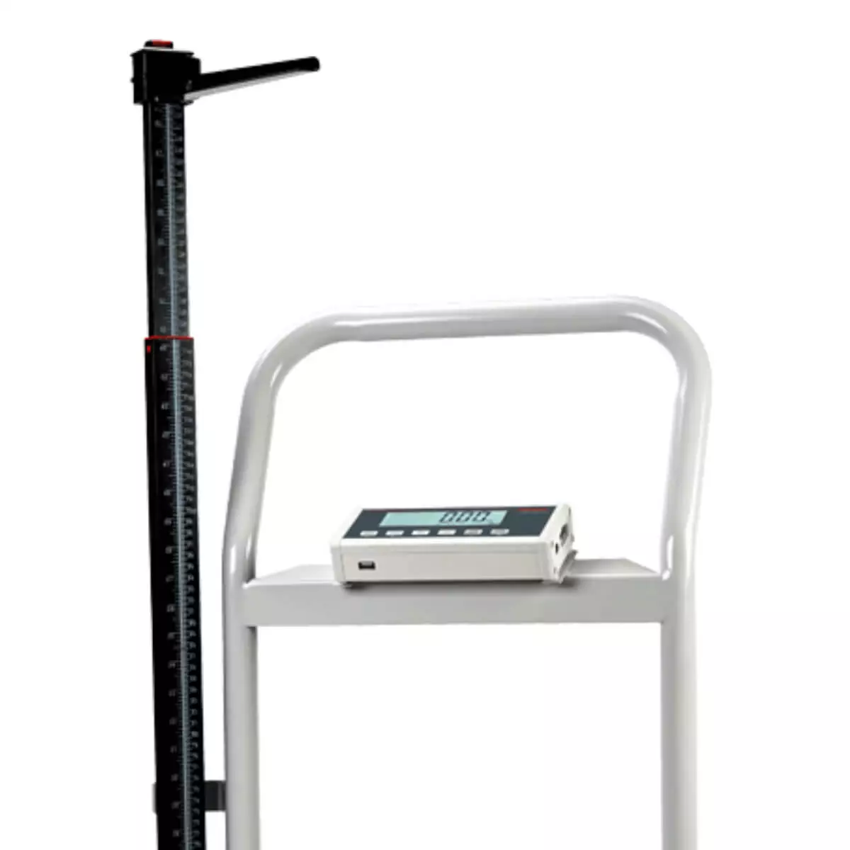 Personal scale with support railing 6831 Personal scale with support railing 6831