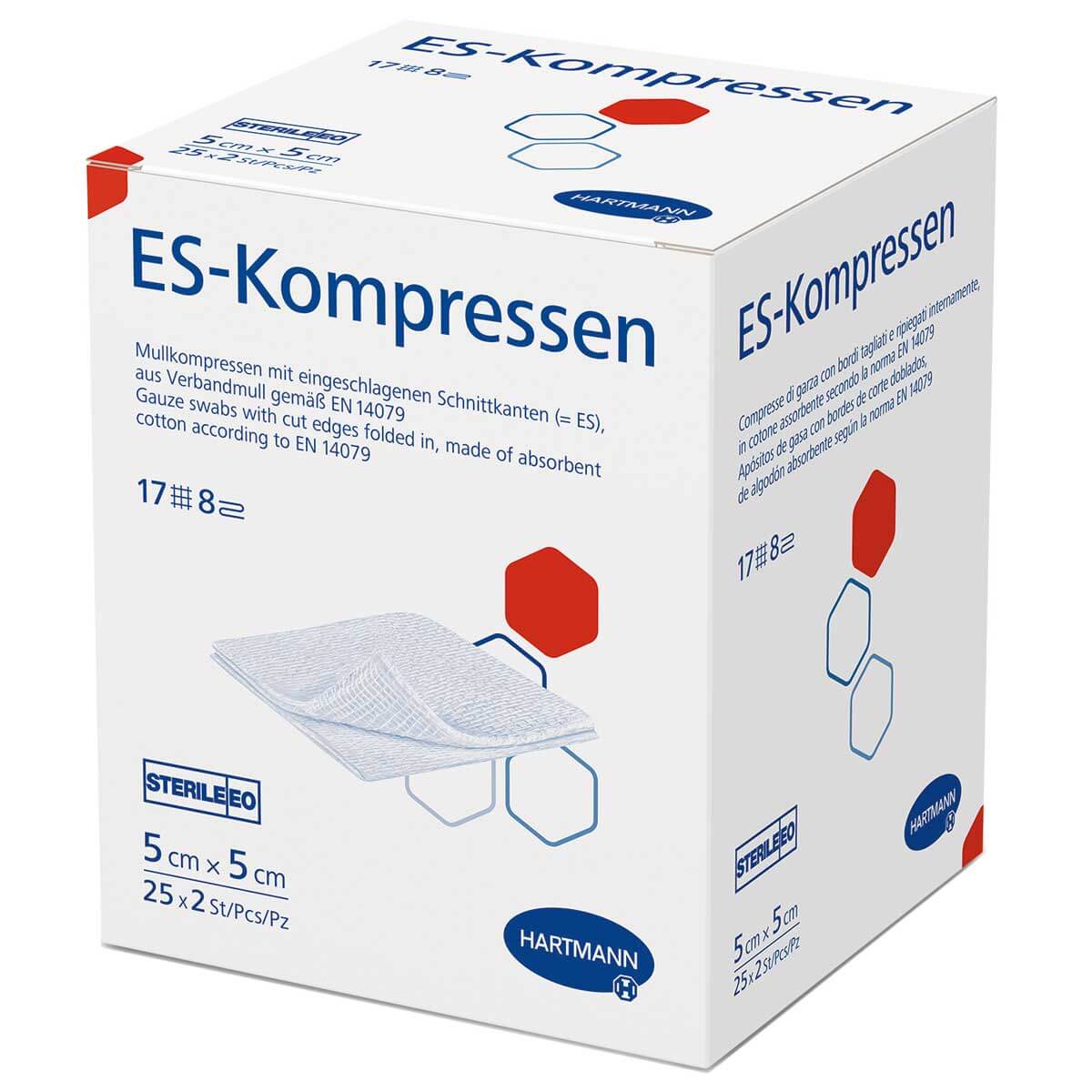 Buy HARTMANN ES Compresses 5 x 5 cm online