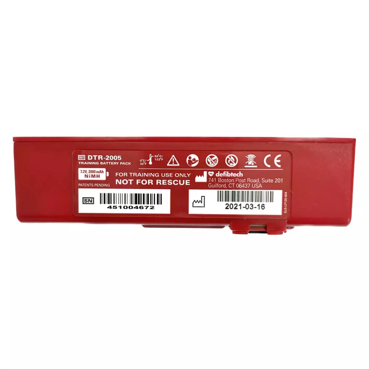  Lifeline VIEW AED Trainer rechargeable battery