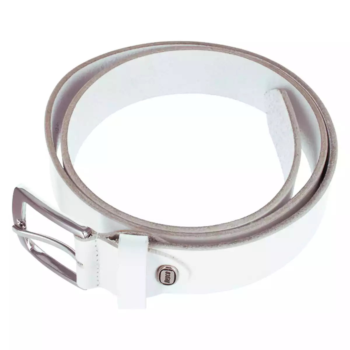 Full-grain cowhide leather belt for ladies and men