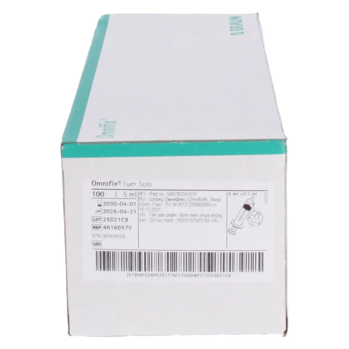 Omnifix Luer Solo single-use syringes Omnifix Luer Solo single-use syringes