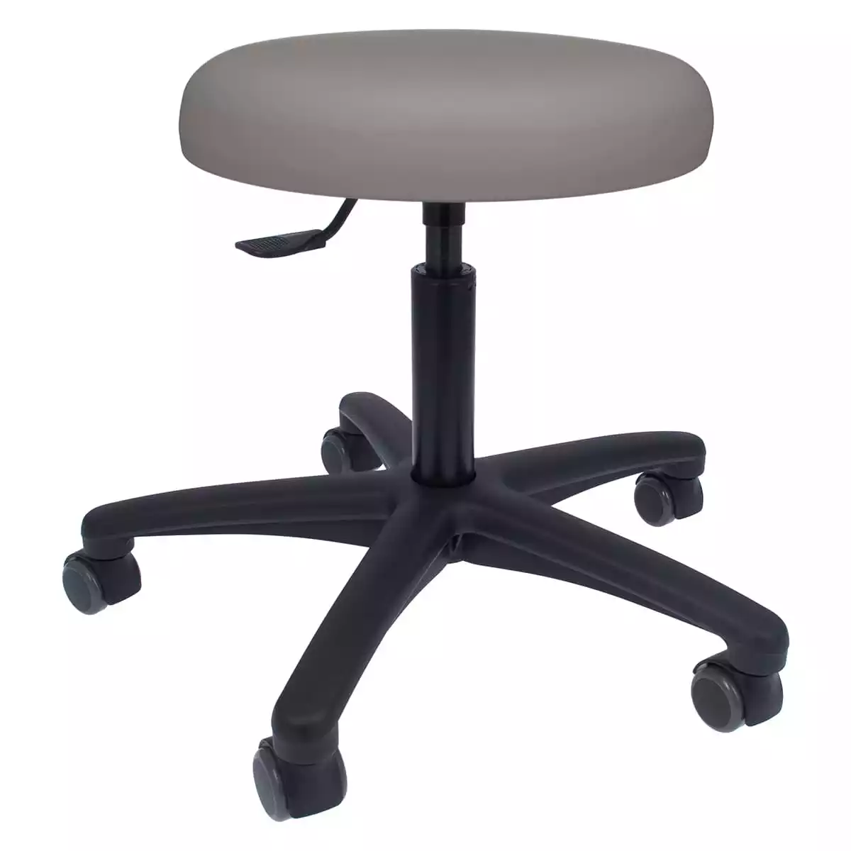 Swivel roll stool with plastic base