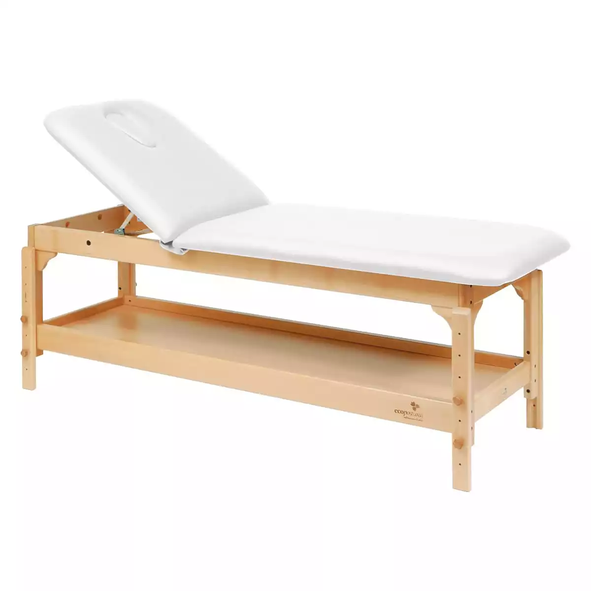  Two-piece treatment table with shelf