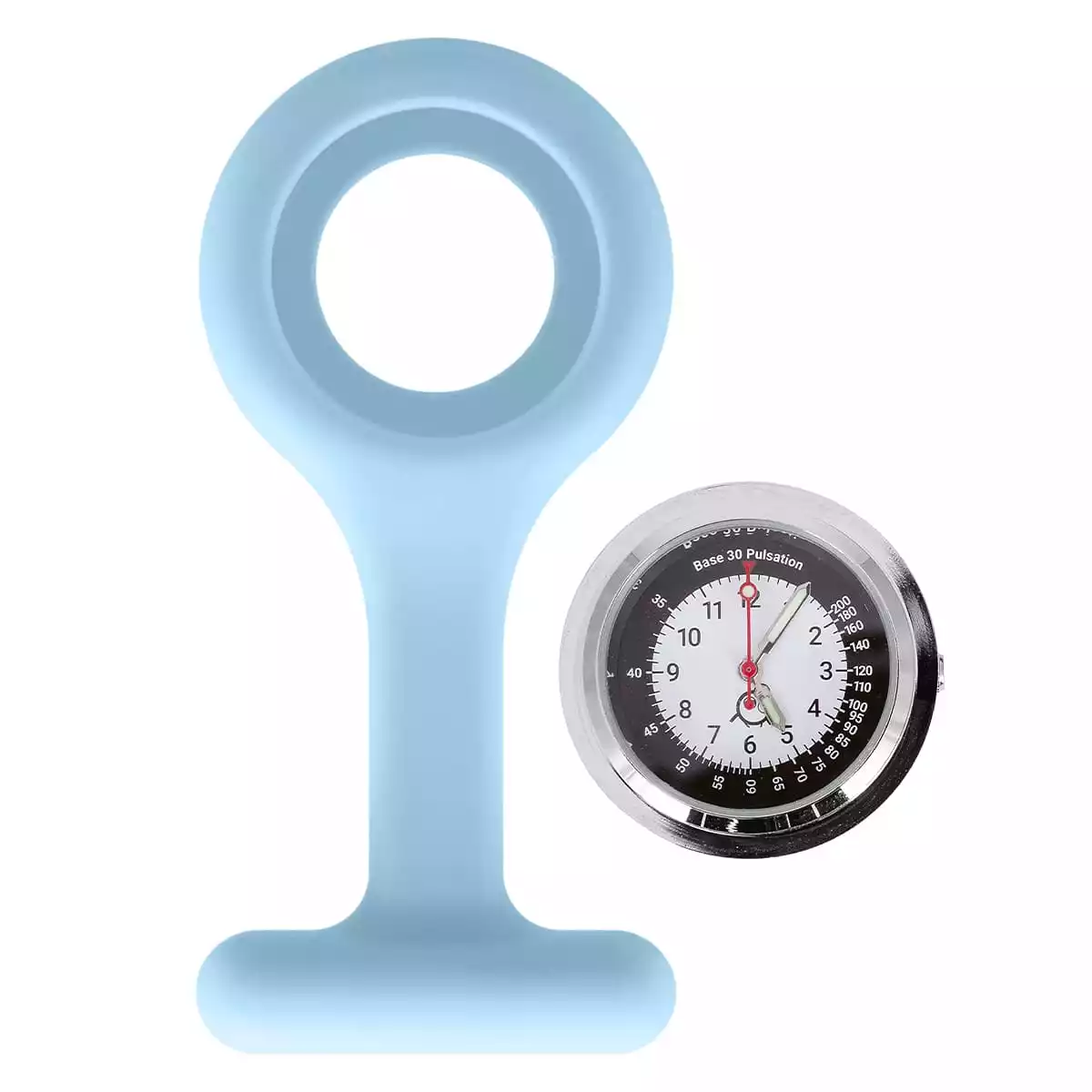  “Tic” silicone nurse watch with clip
