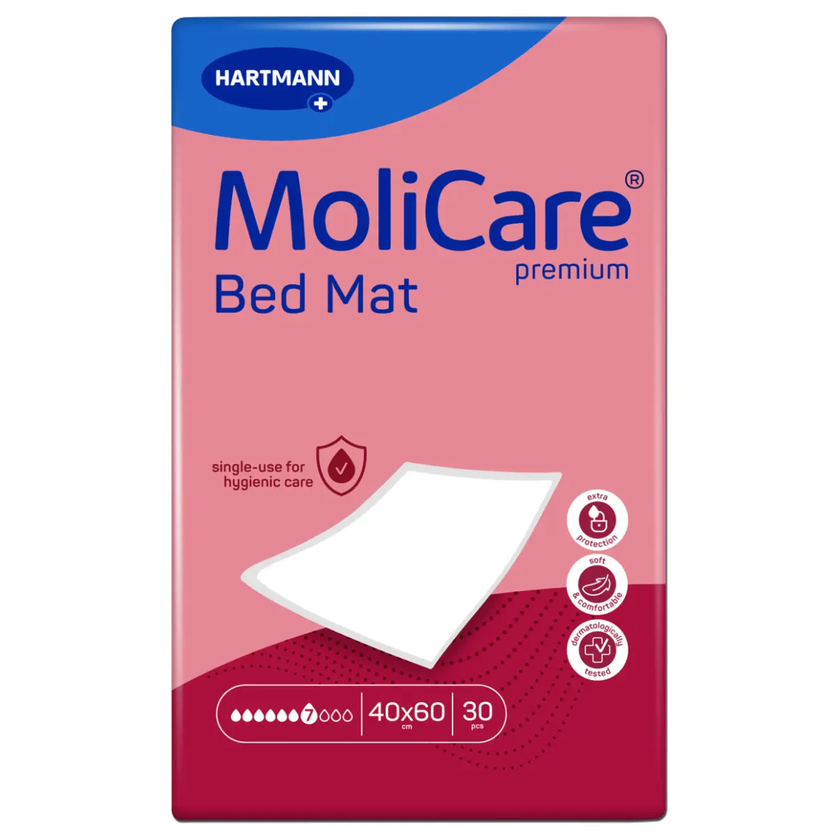  MoliCare Premium Bed Mat bed protection pads, 7-drop absorbency