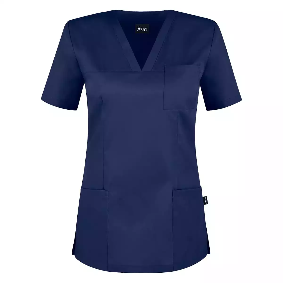 Ladies’ scrub top Roma with V-neck