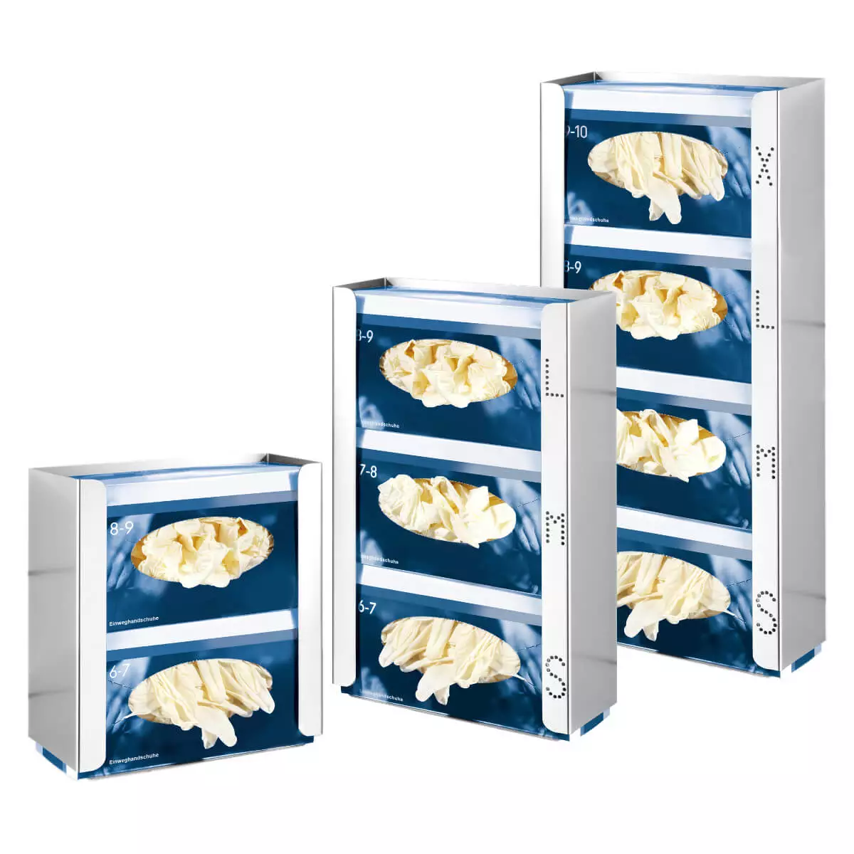 Stainless steel glove dispenser