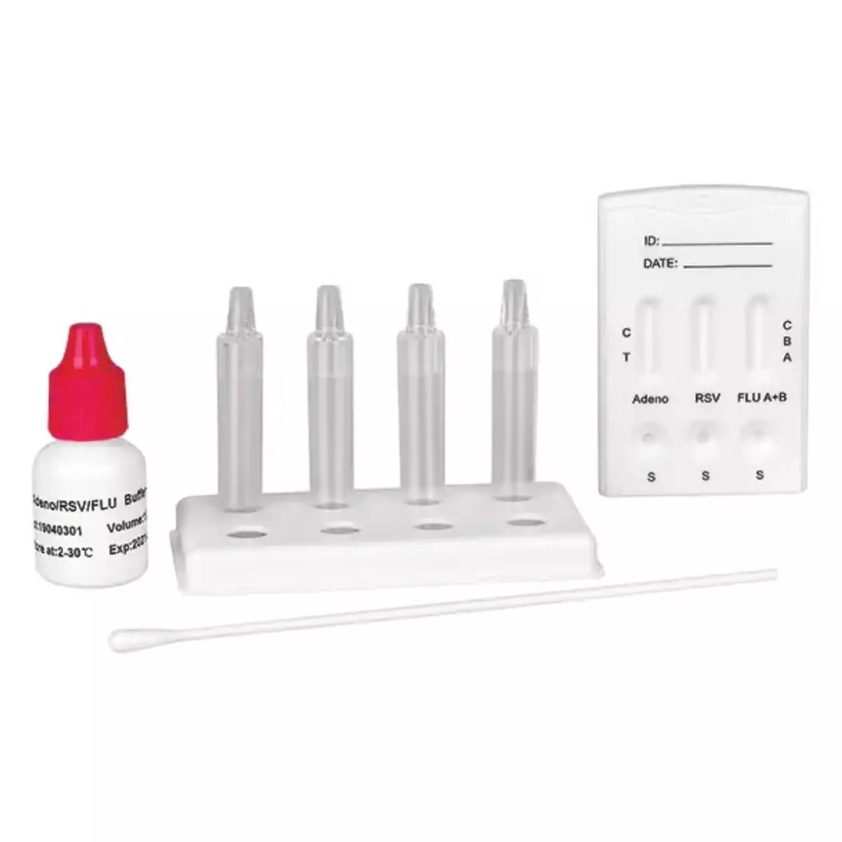  Cleartest Adenovirus / RSV / Influenza A + B combination test