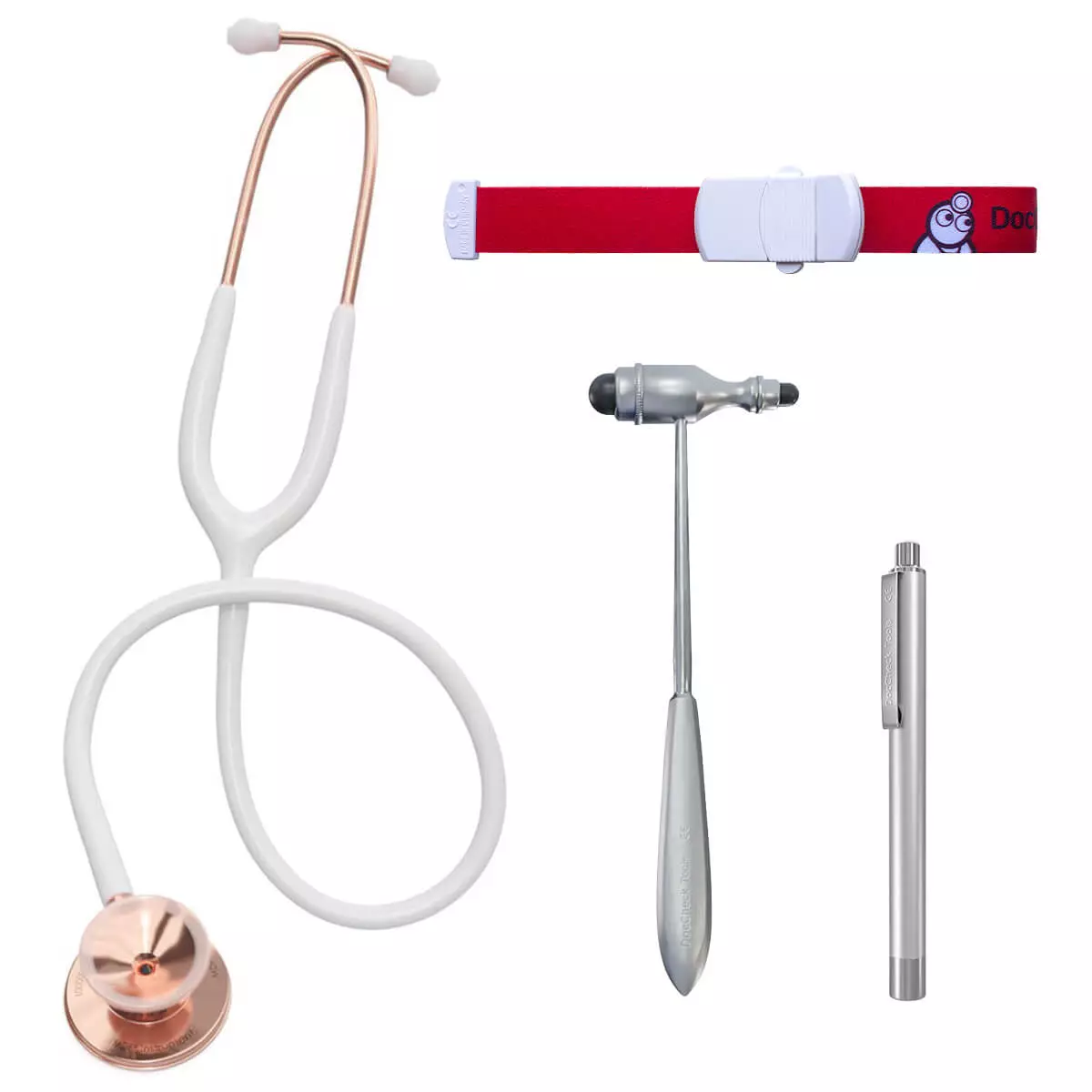  Medical student kit with MD One Rose Gold stethoscope