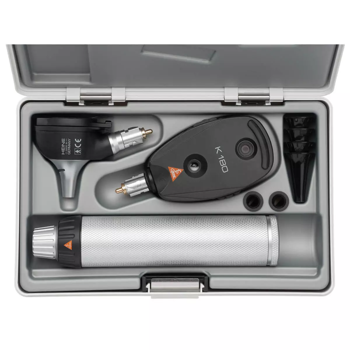  HEINE K180 FO otoscope and K180 ophthalmoscope set
