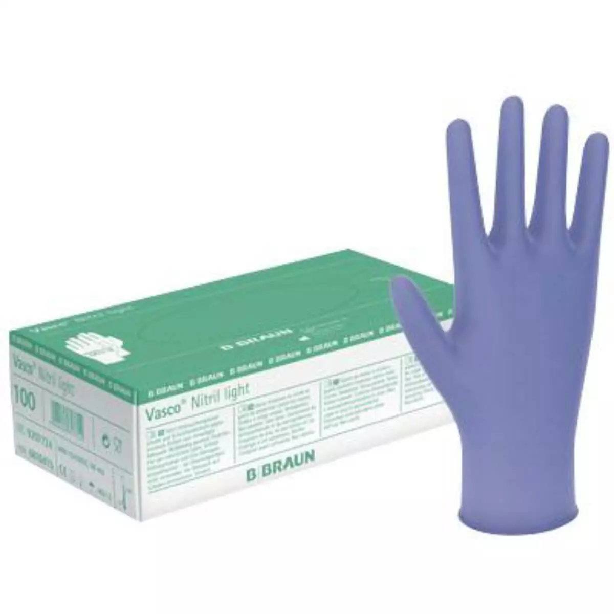  Vasco Nitril light examination gloves