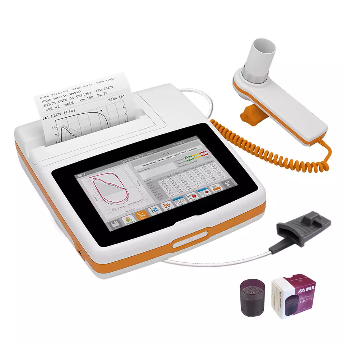  Spirolab touchscreen desk spirometer