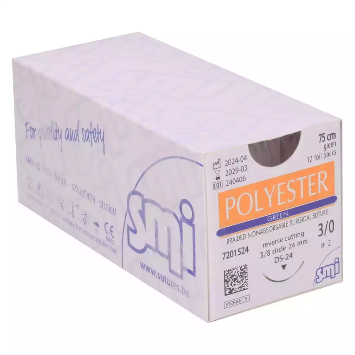  Polyester Green Suture Material