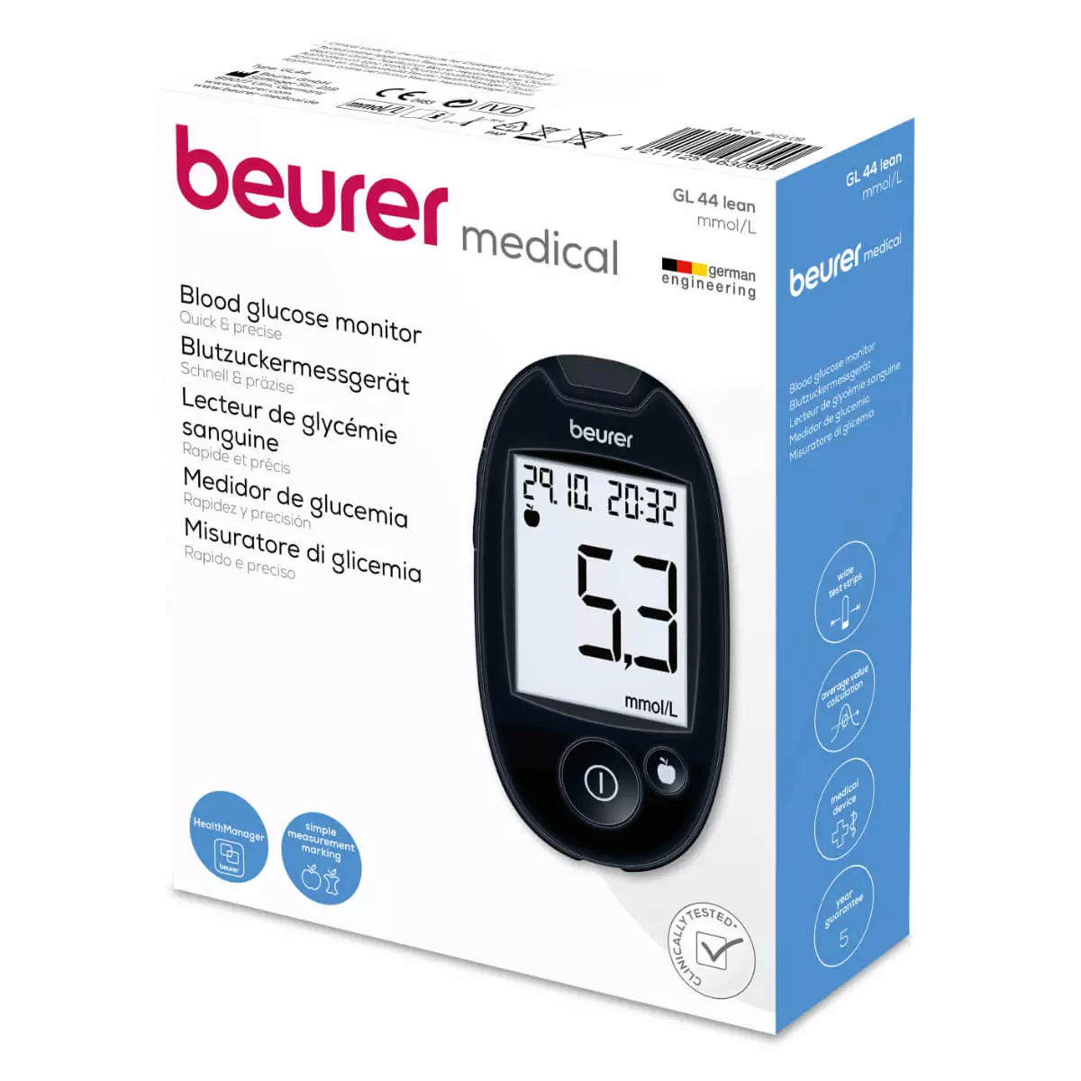  GL 44 Blood glucose meter