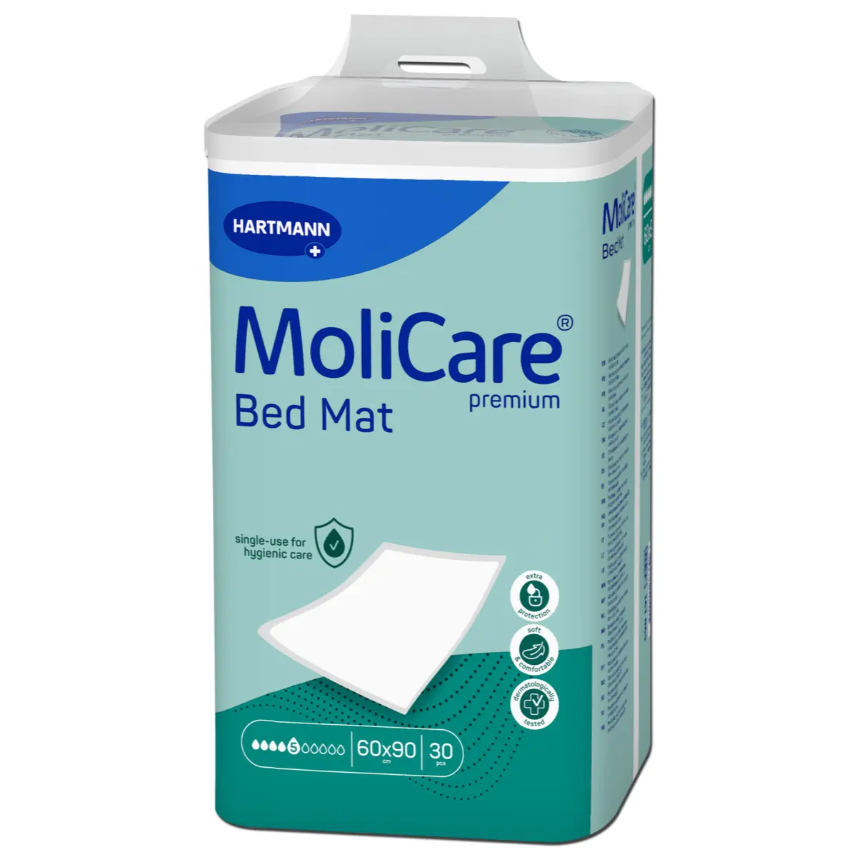 MoliCare Bed Mat Eco bed protection pads – 5‑drop absorbency MoliCare Bed Mat Eco bed protection pads – 5‑drop absorbency