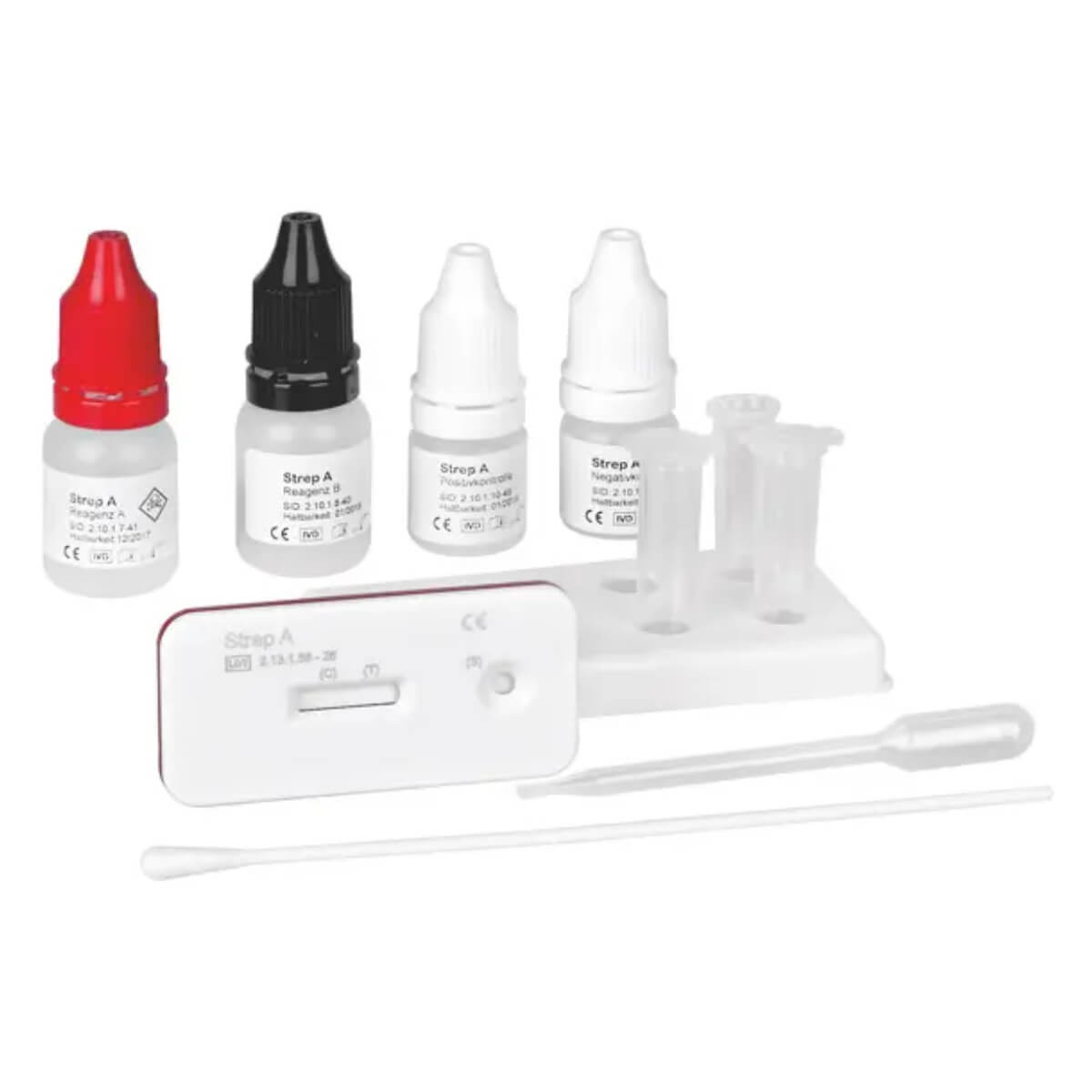 Cleartest Strep A cassette test for throat swabbing  Cleartest Strep A cassette test for throat swabbing