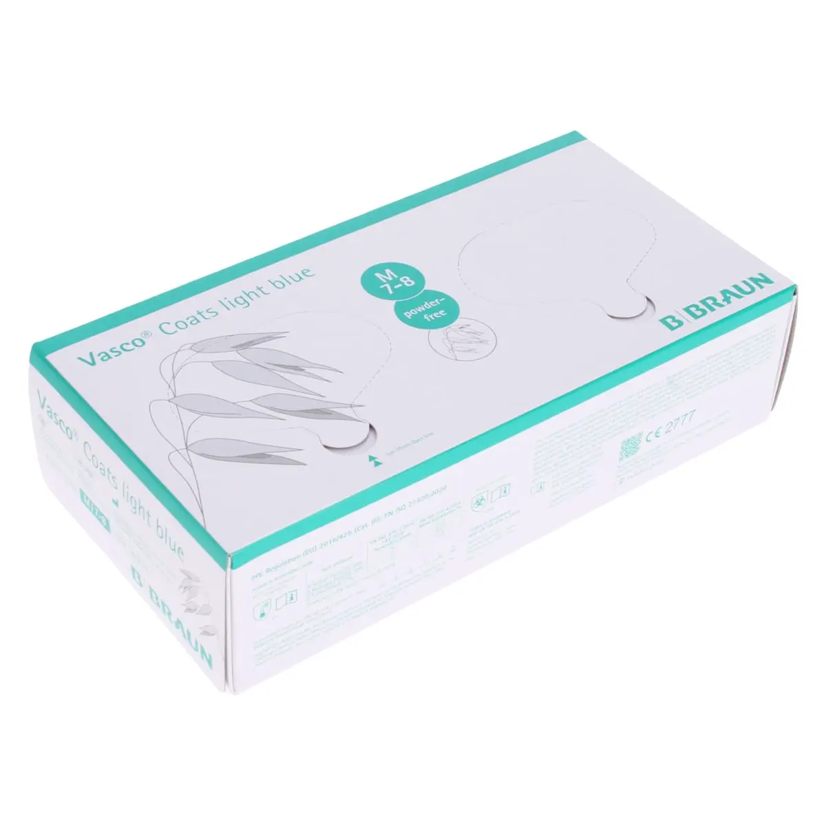 Vasco Coats light blue nitrile examination gloves Vasco Coats light blue nitrile examination gloves