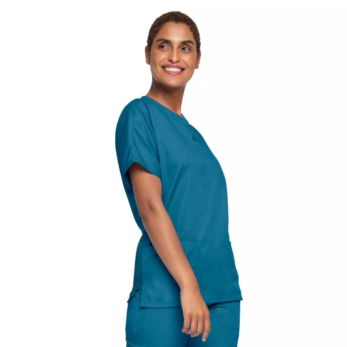  Workwear Originals women's scrub top with 2 pockets