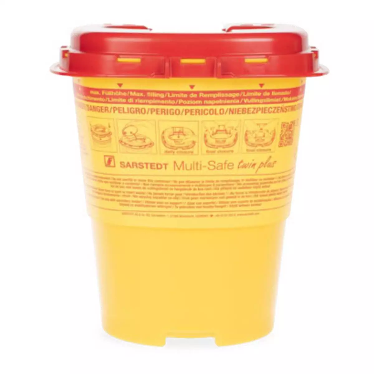 Multi-Safe twin plus sharps container Multi-Safe twin plus sharps container