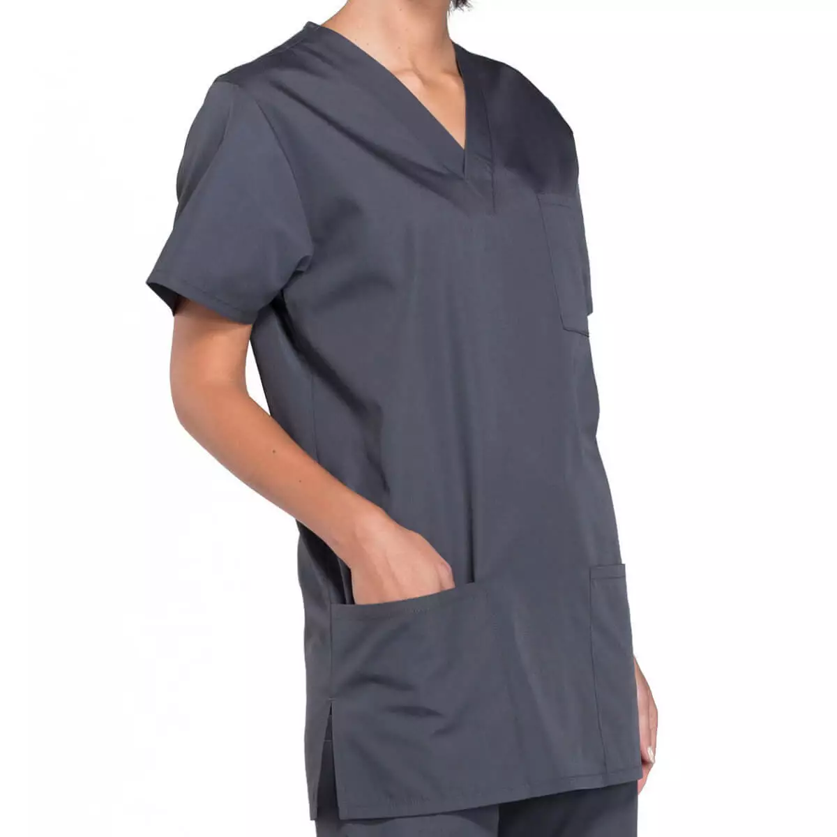  Workwear Originals unisex scrub top with 3 pockets