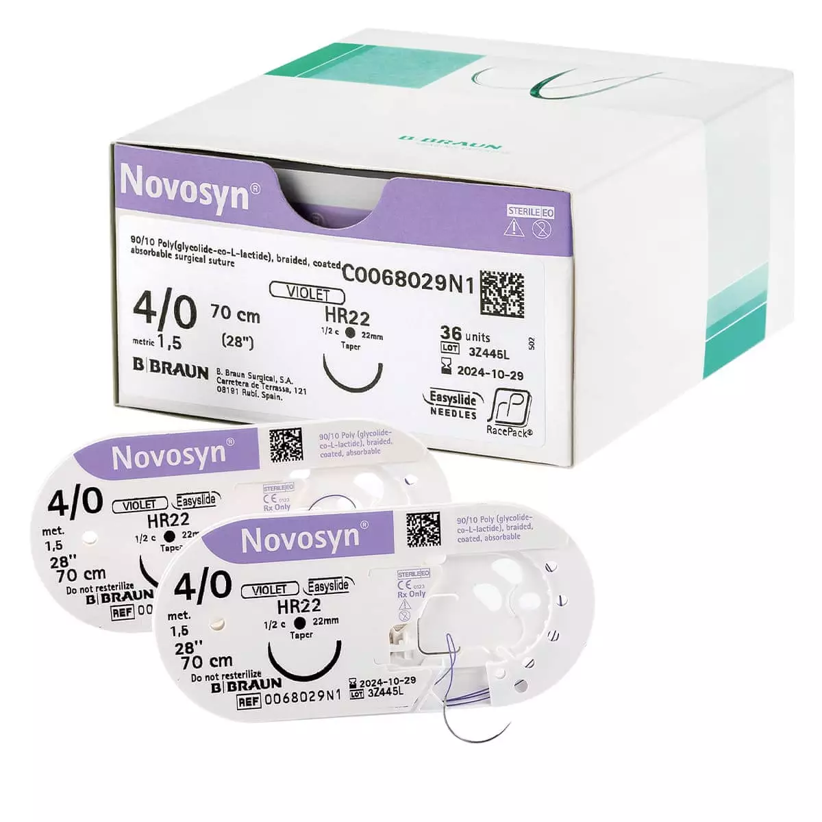  Novosyn suture material