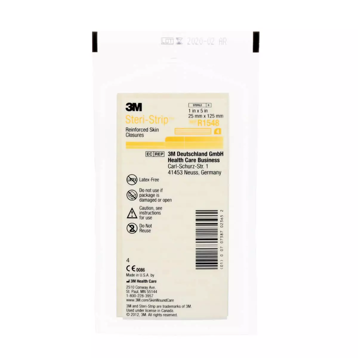  Steri-Strip wound closure strips