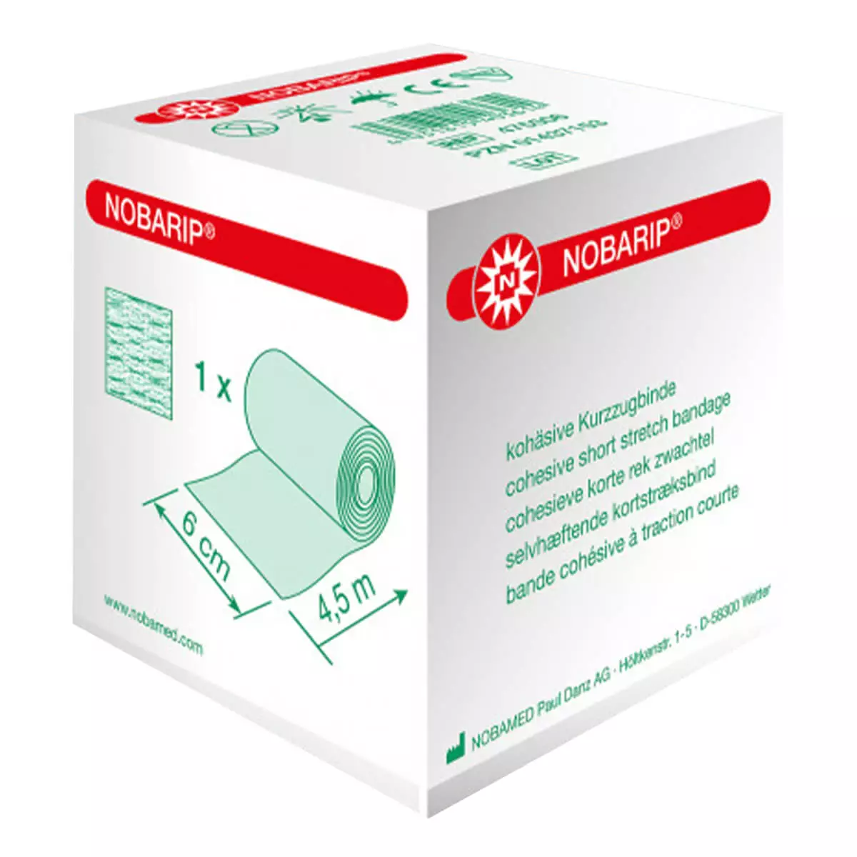  NOBARIP cohesive short-stretch bandage