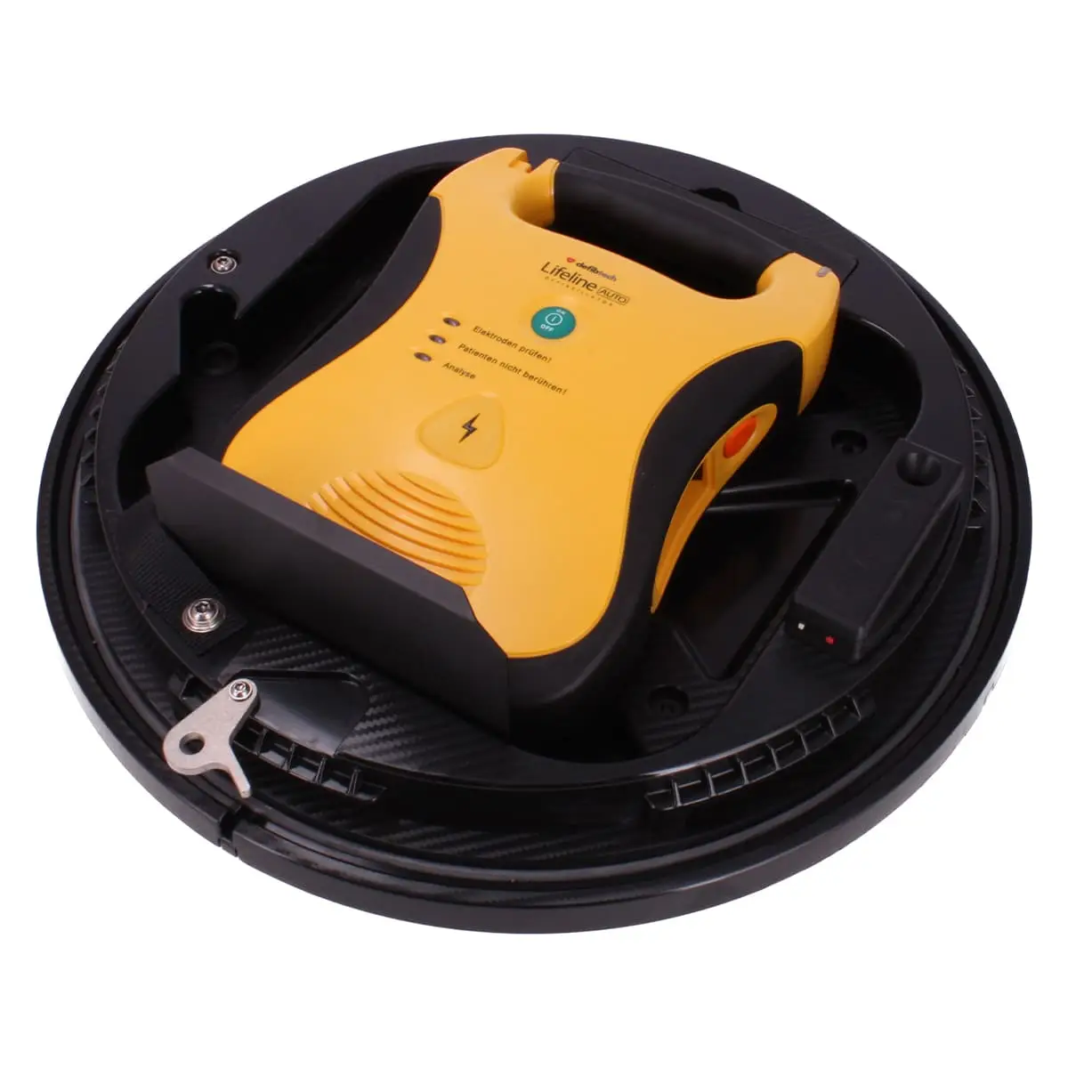  Round AED protective case with alarm