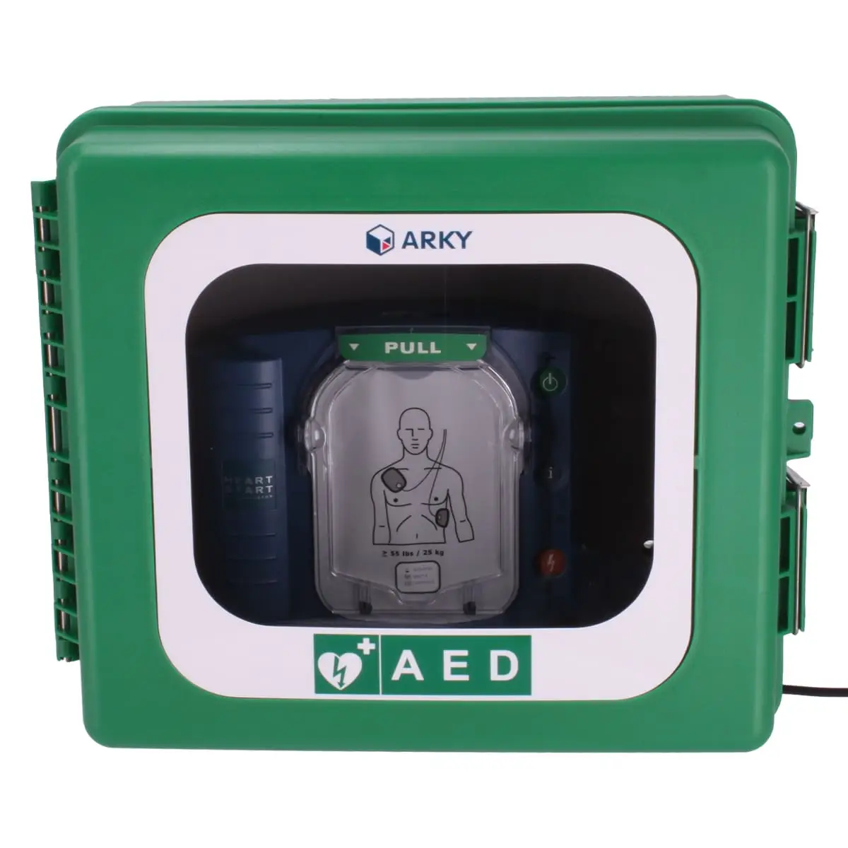 Outdoor AED cabinet with heater Outdoor AED cabinet with heater