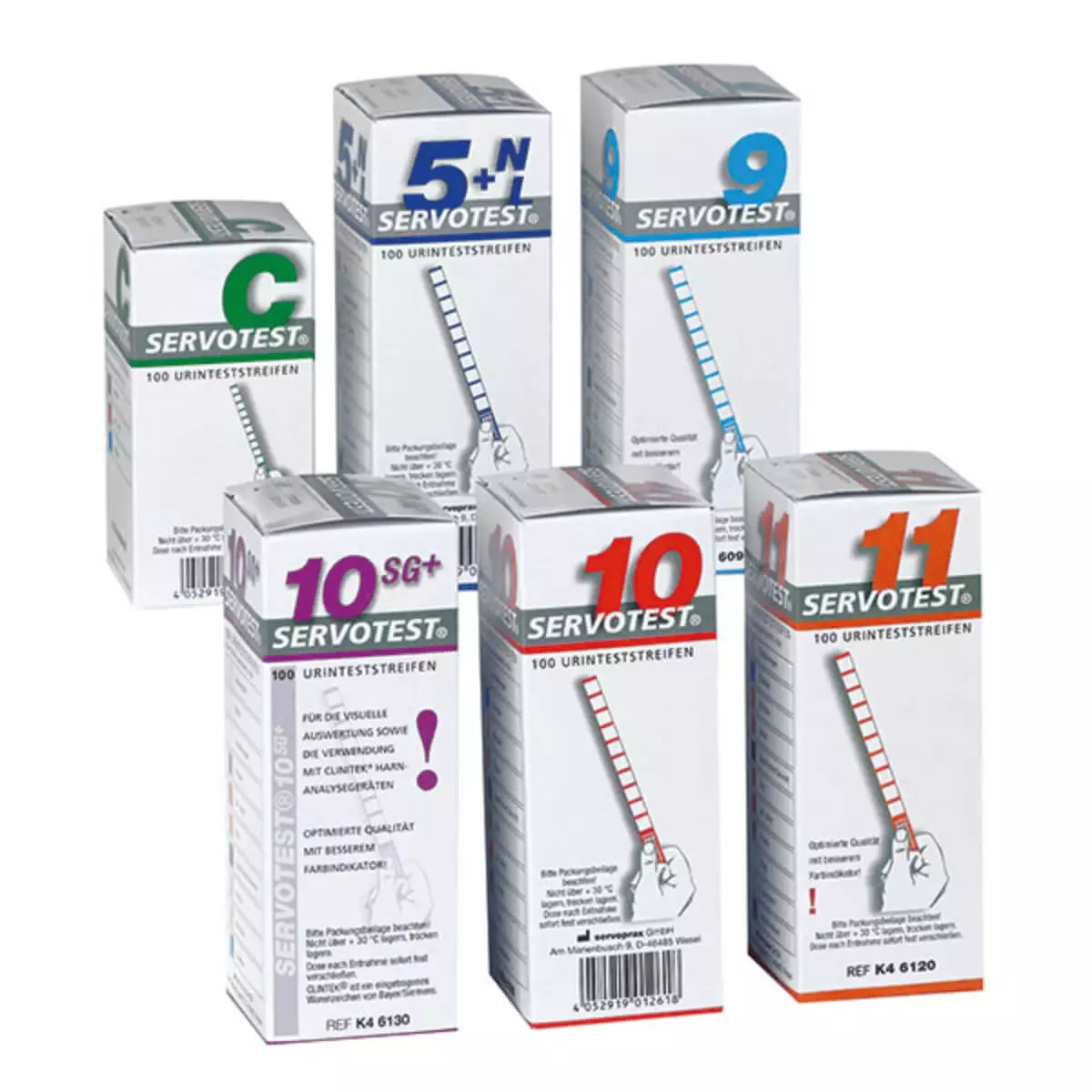  SERVOTEST Urine Test Strips