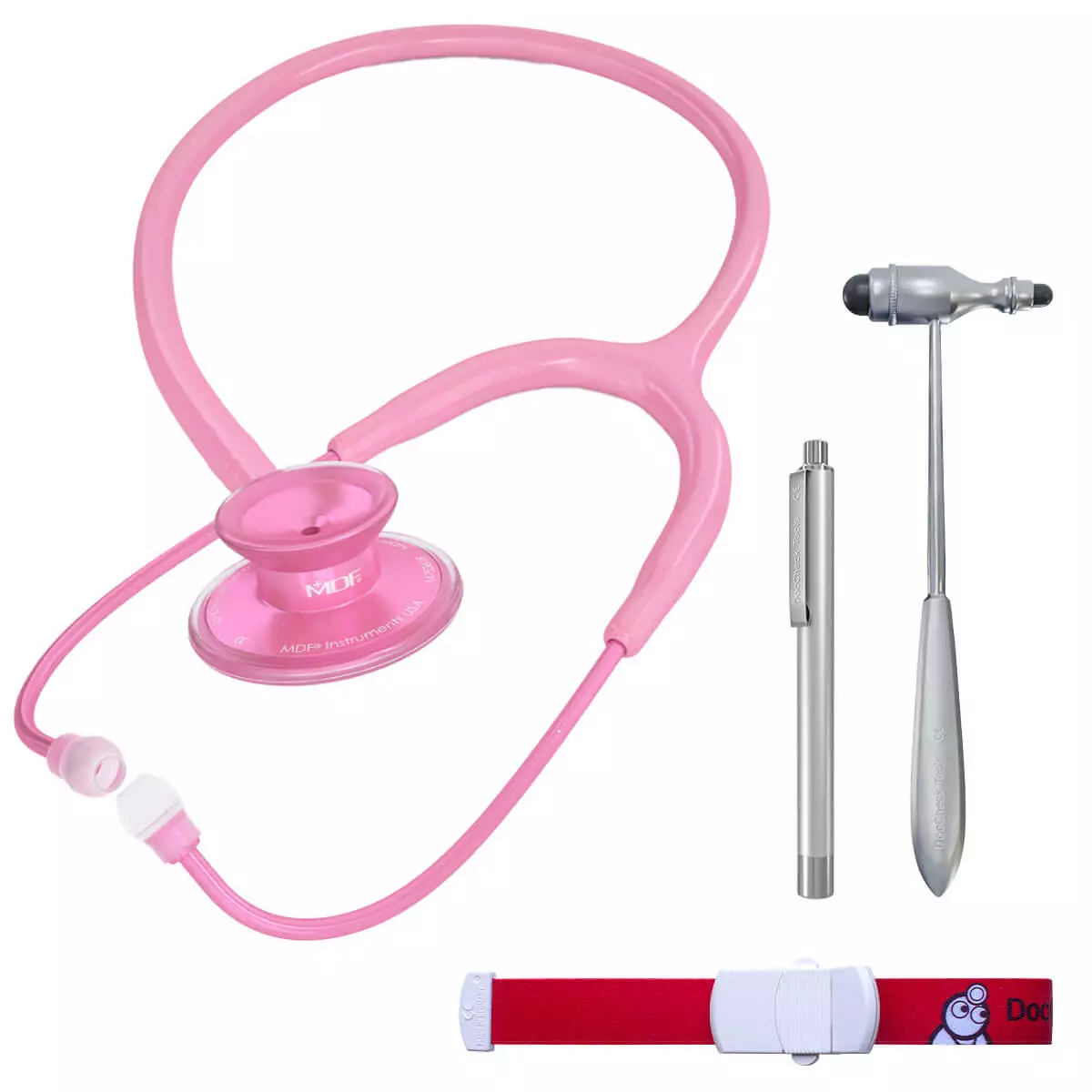  Medical student kit with Acoustica Pink stethoscope