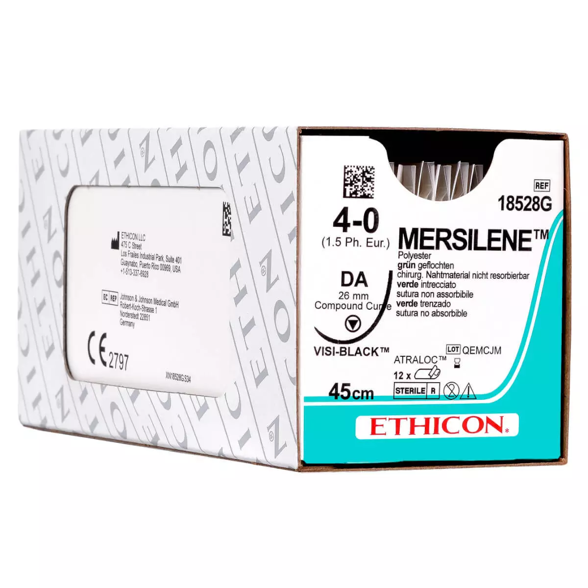  MERSILENE (polyester) suture material
