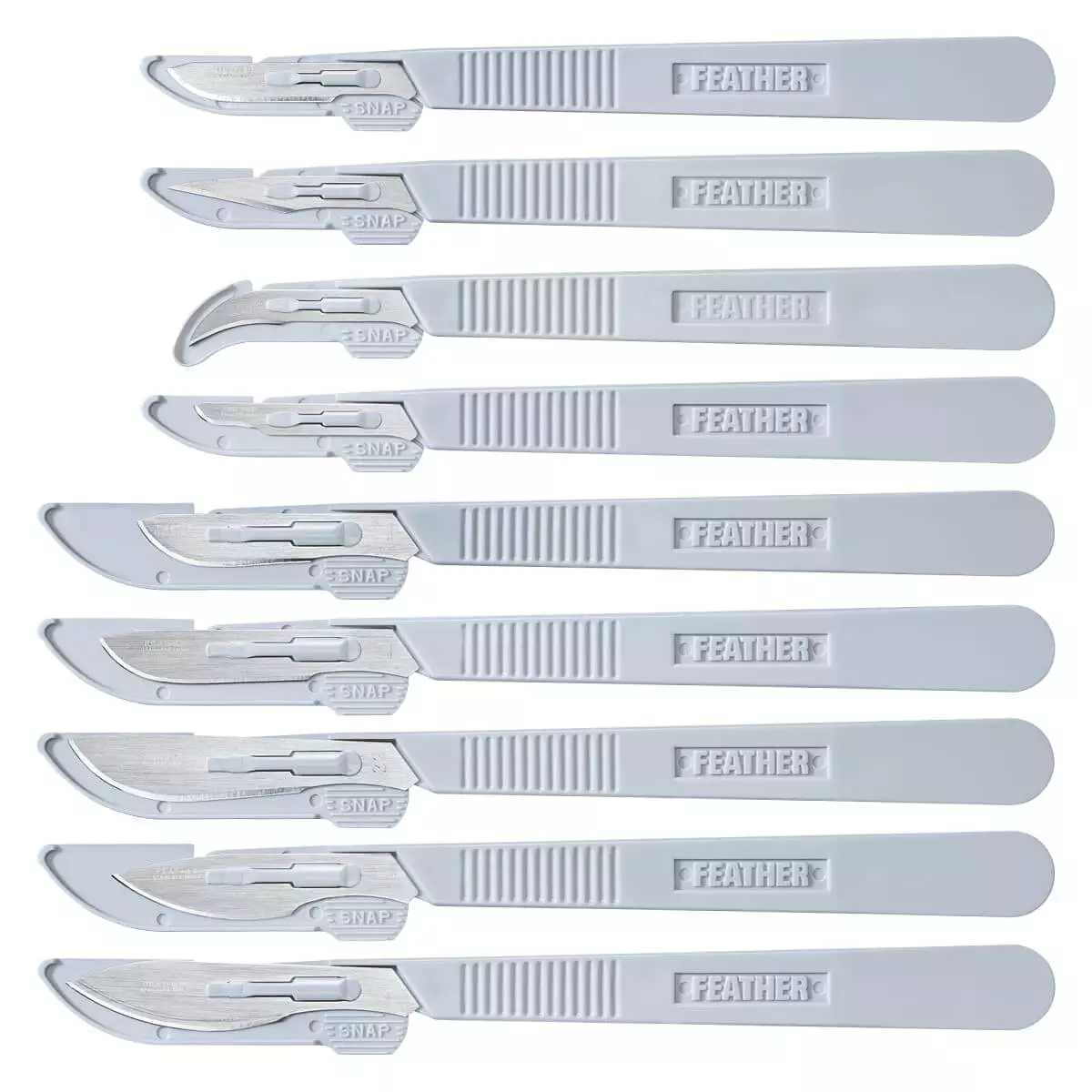  Feather single-use scalpels