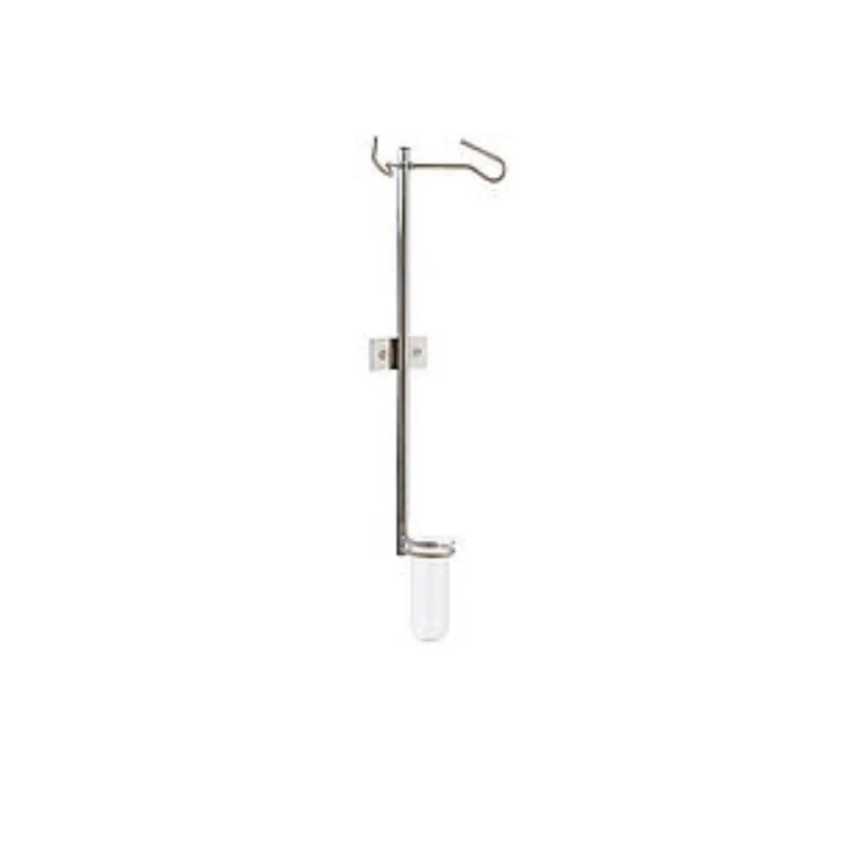  Wall-mounted IV holder with drip cup