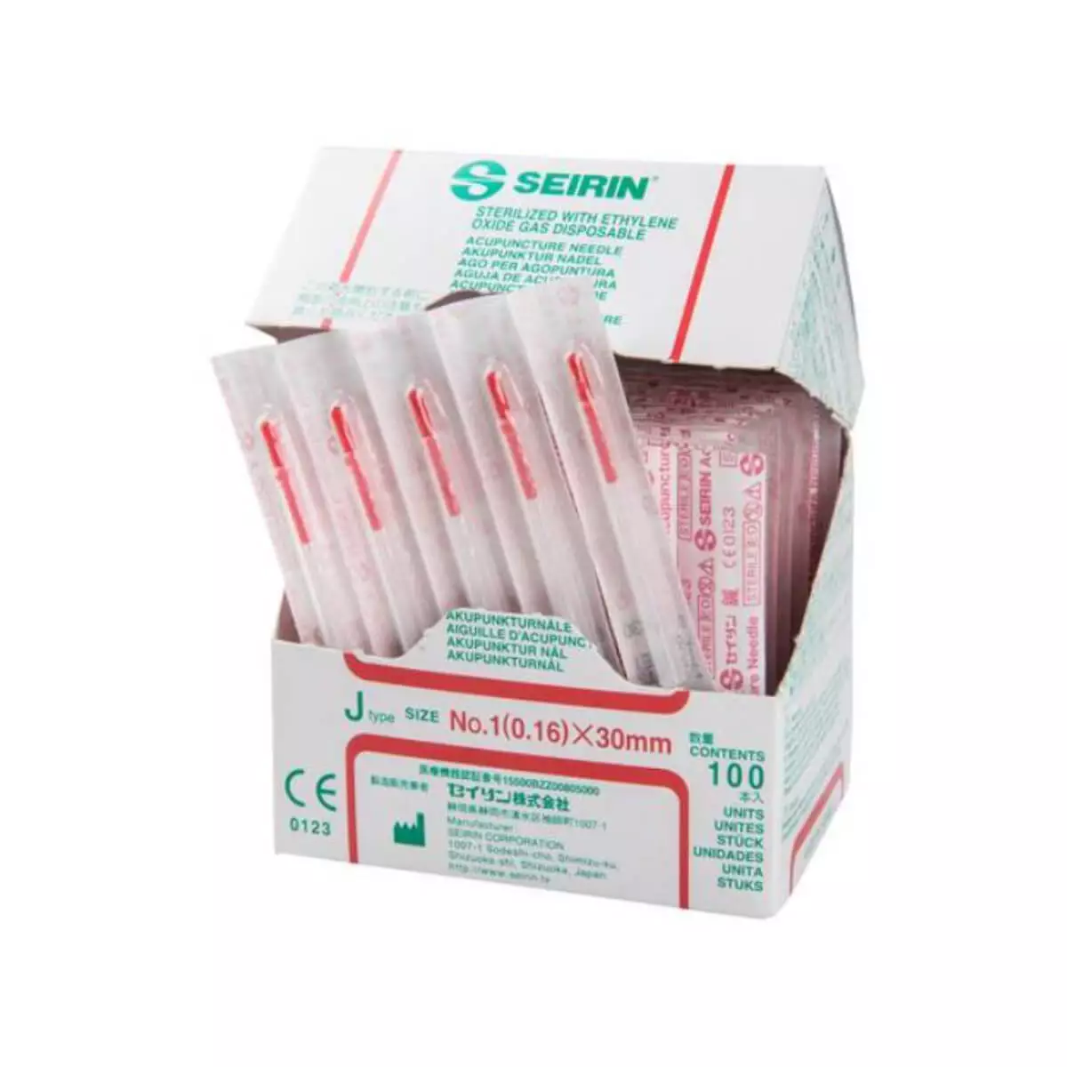  J-type acupuncture needles