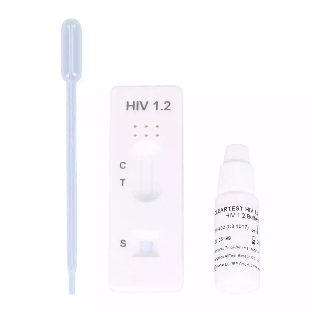  Cleartest HIV 1.2 cassette rapid test