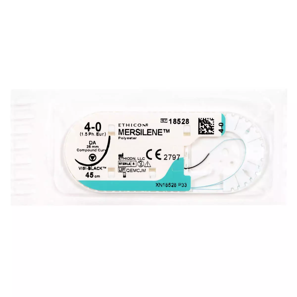  MERSILENE (polyester) suture material