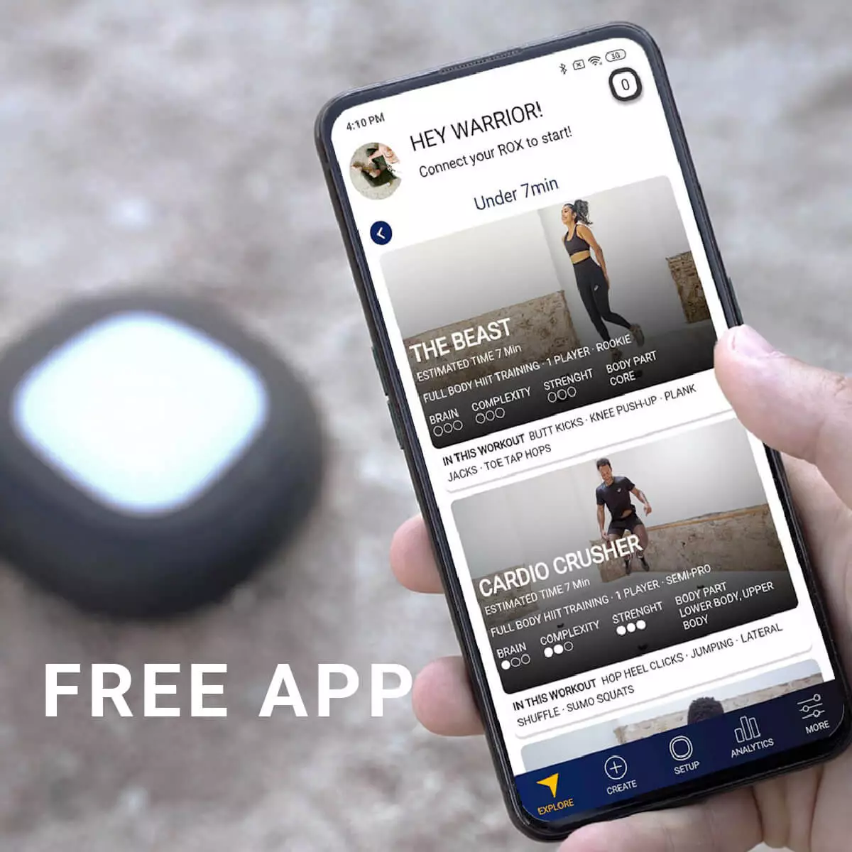  ROX training sensor