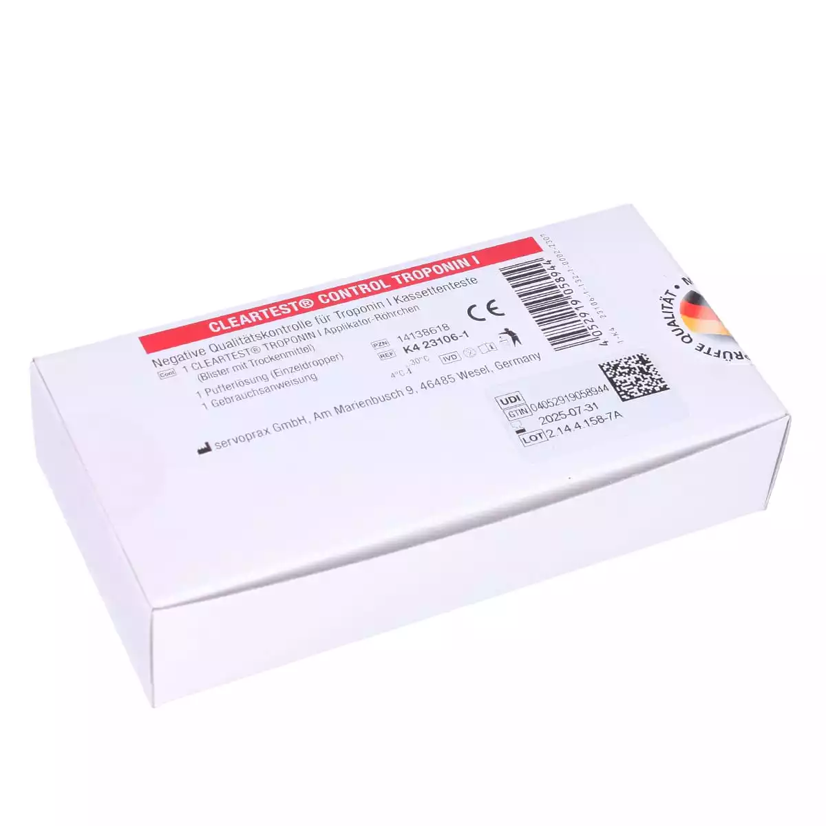 Cleartest D-Dimer control kit  Cleartest D-Dimer control kit
