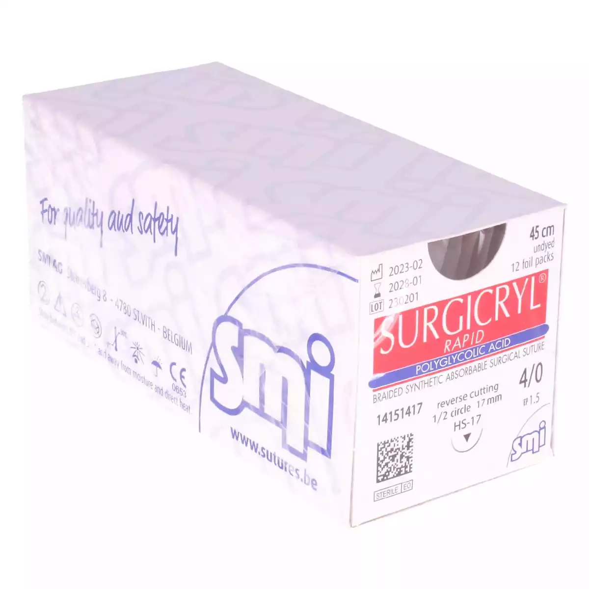 Surgicryl Rapid suture material Surgicryl Rapid suture material