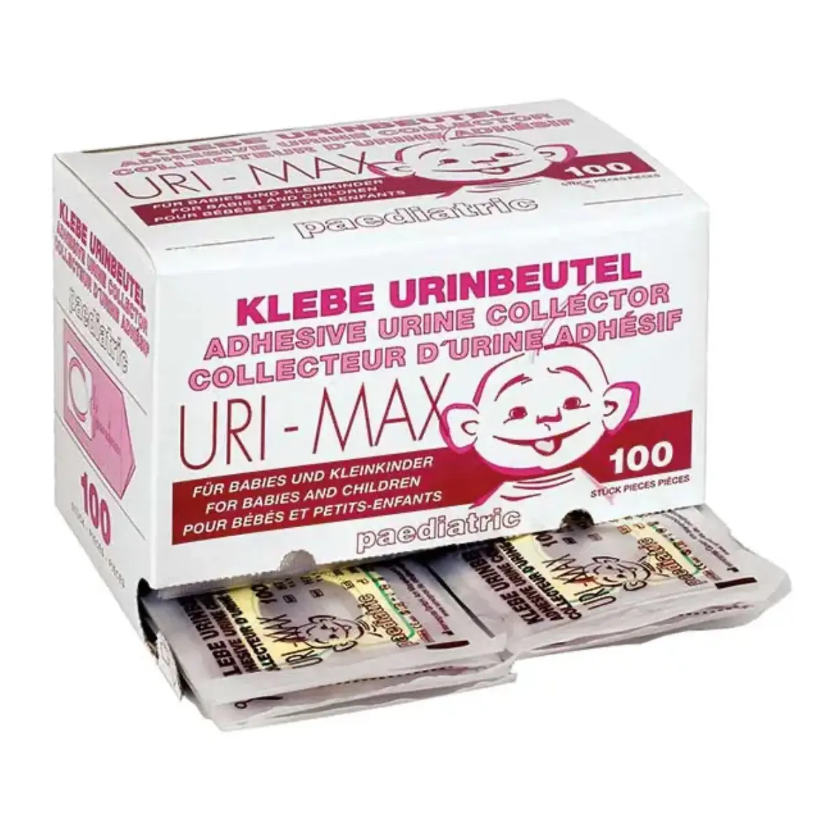  Uri-Max pediatric adhesive urine collection bags