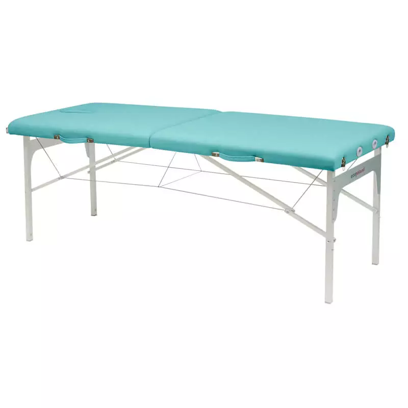  Height adjustable suitcase massage bench