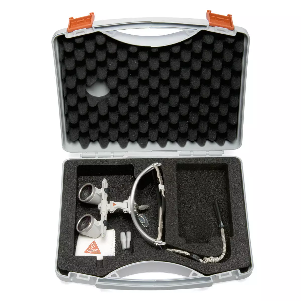  HEINE HR 2.5x High Resolution Binocular Loupes on S-Frame Spectacle Frame