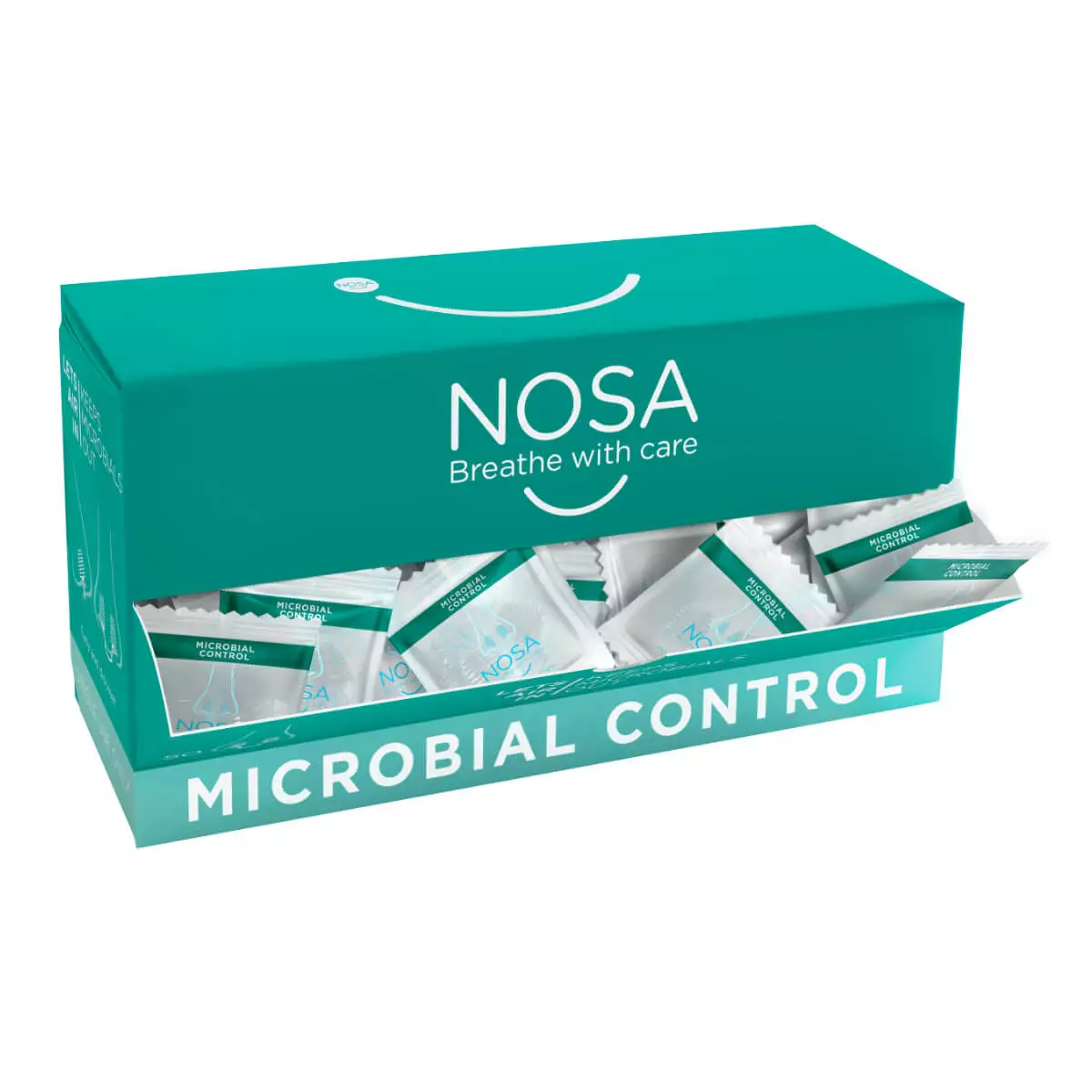  microbial control nasal filter to reduce viruses and bacteria