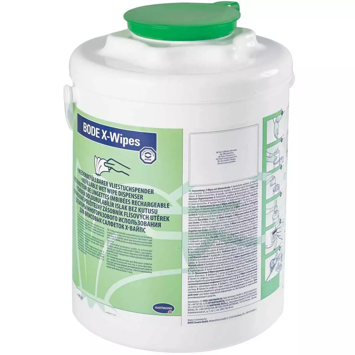  BODE X-Wipes dispenser bucket