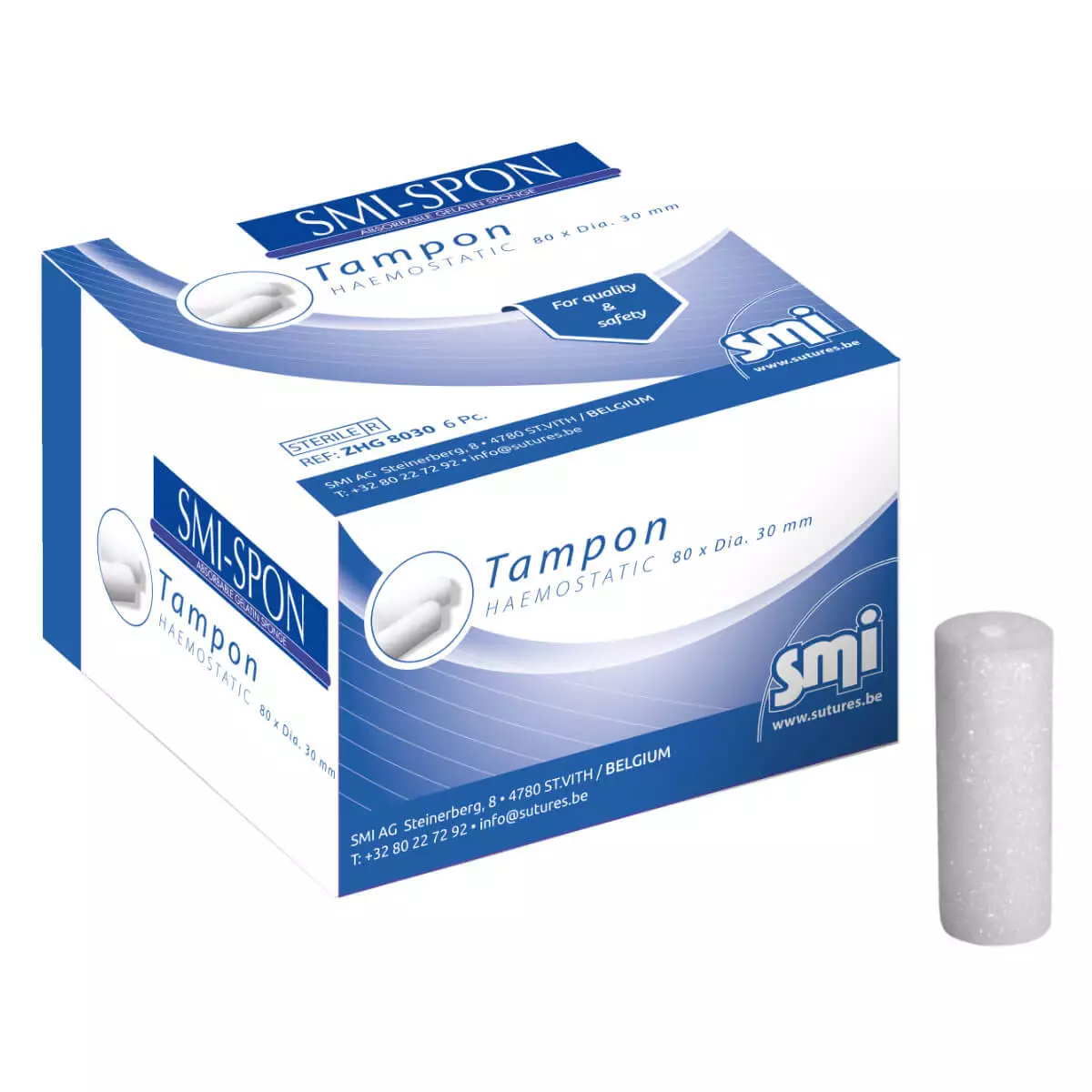 SMI-Spon haemostatic gelatine sponge SMI-Spon haemostatic gelatine sponge